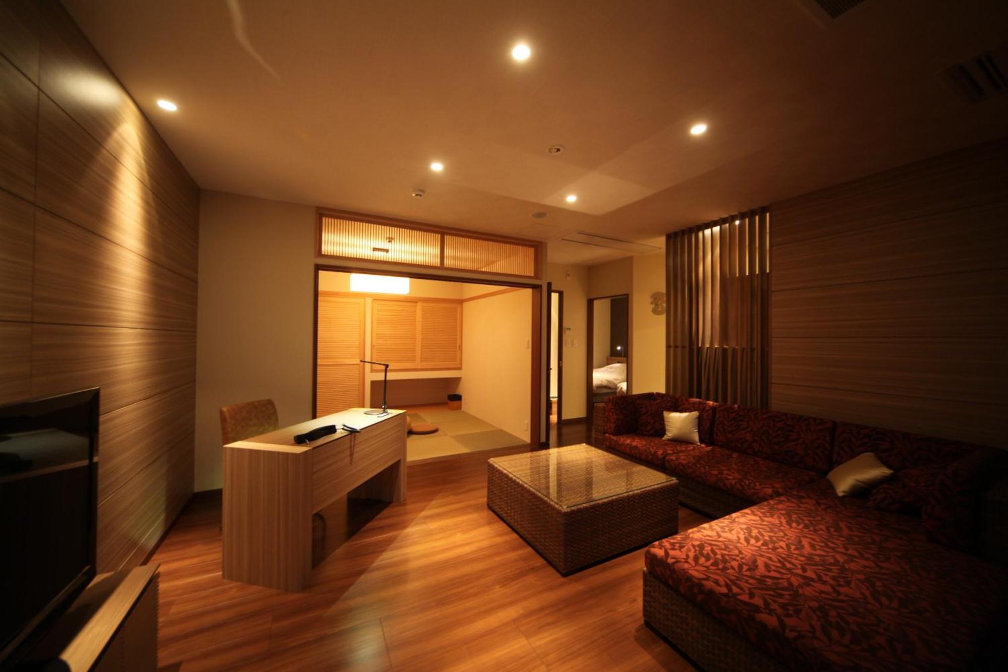 Amane Resort Seikai Beppu Ruang foto A room at a ryokan