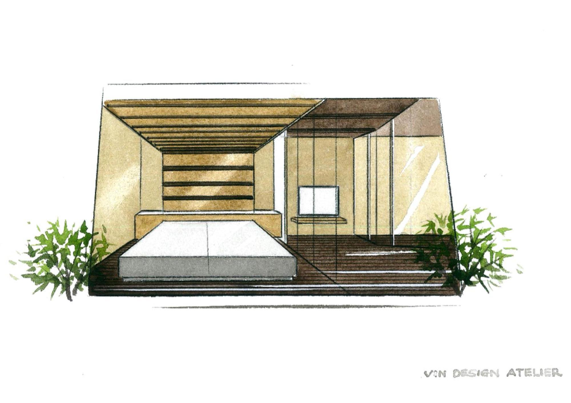 Amane Resort Seikai Beppu Ruang foto A conceptual sketch of the proposed station.