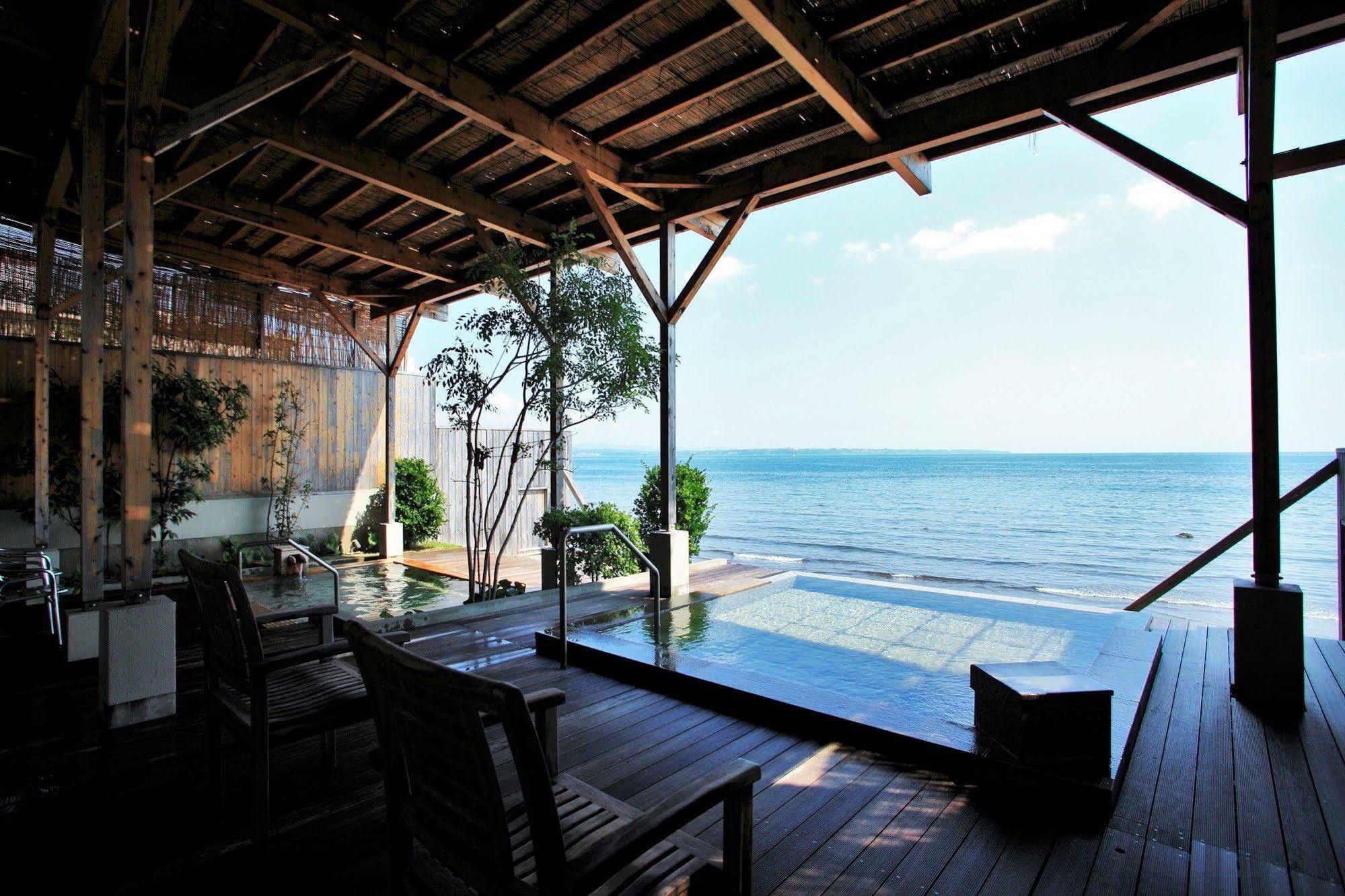 Amane Resort Seikai Beppu Bagian luar foto The view from the resort